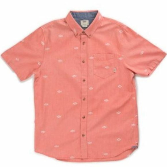 Vans Other - Vans Off the Wall Houser Button Up SS Shirt